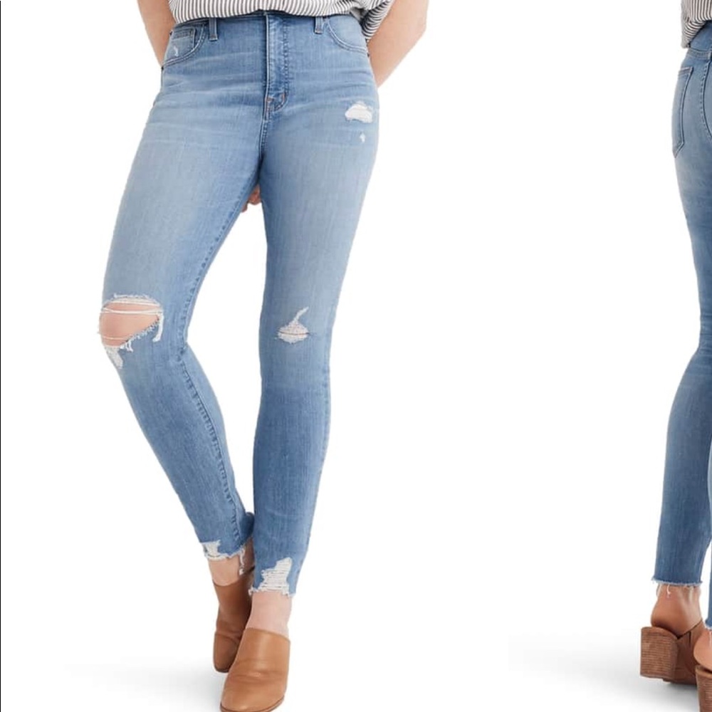 9 inch High Waist Skinny Jeans